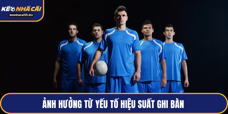 Ảnh hưởng từ yếu tố hiệu suất ghi bàn 