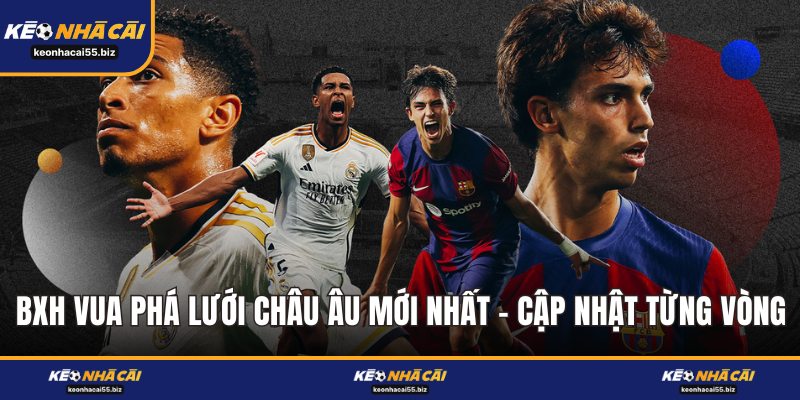 BXH Vua Phá Lưới Châu Âu