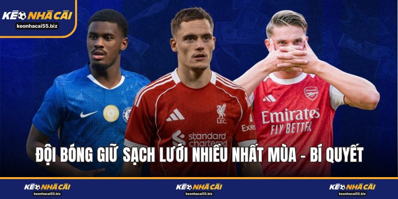 Đội Bóng Giữ Sạch Lưới Nhiều Nhất Mùa