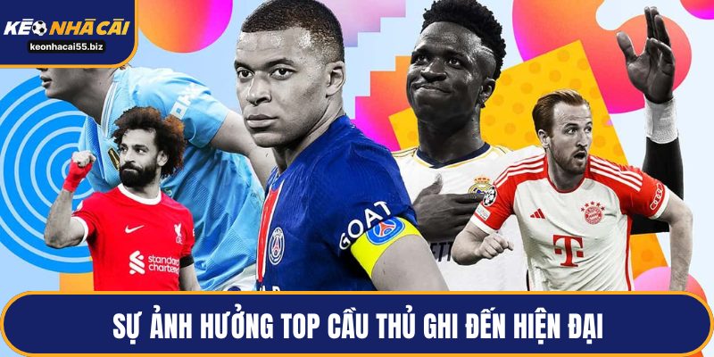 Sự ảnh hưởng top cầu thủ ghi đến hiện đại